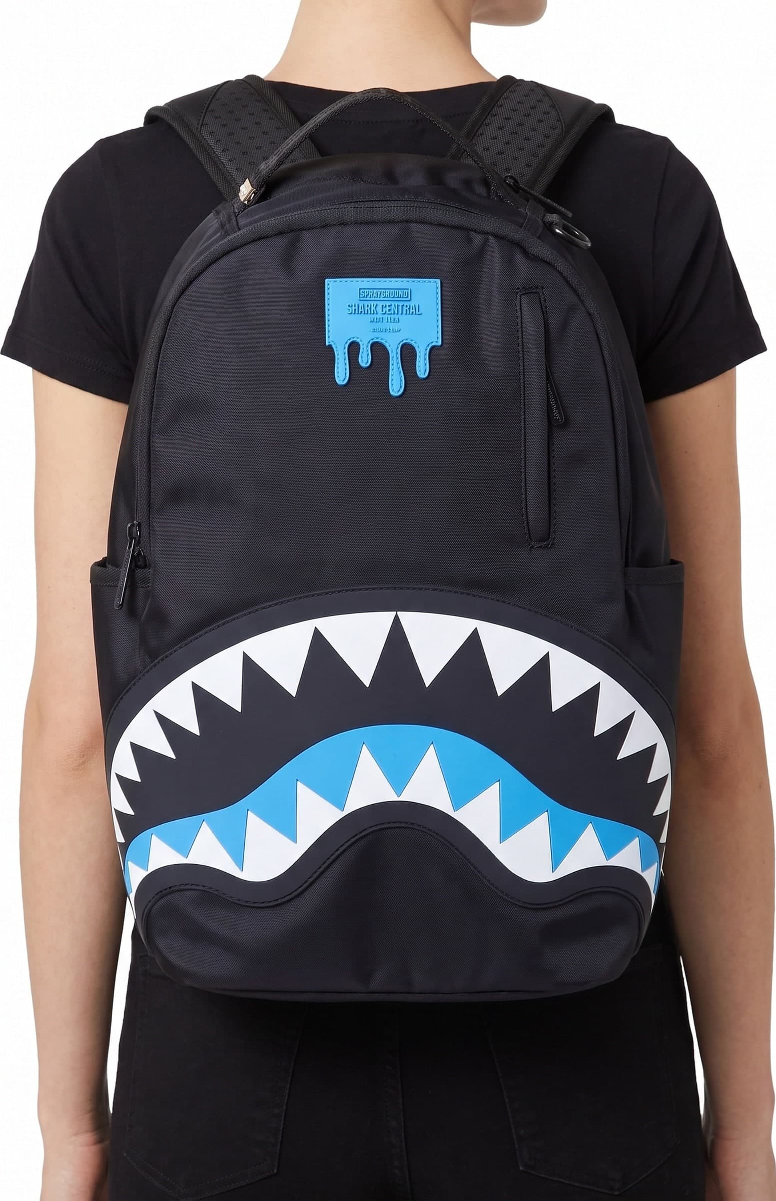 Sprayground SPRAYGROUND - Zaino - 480943 - Nero/Azzurro - 2