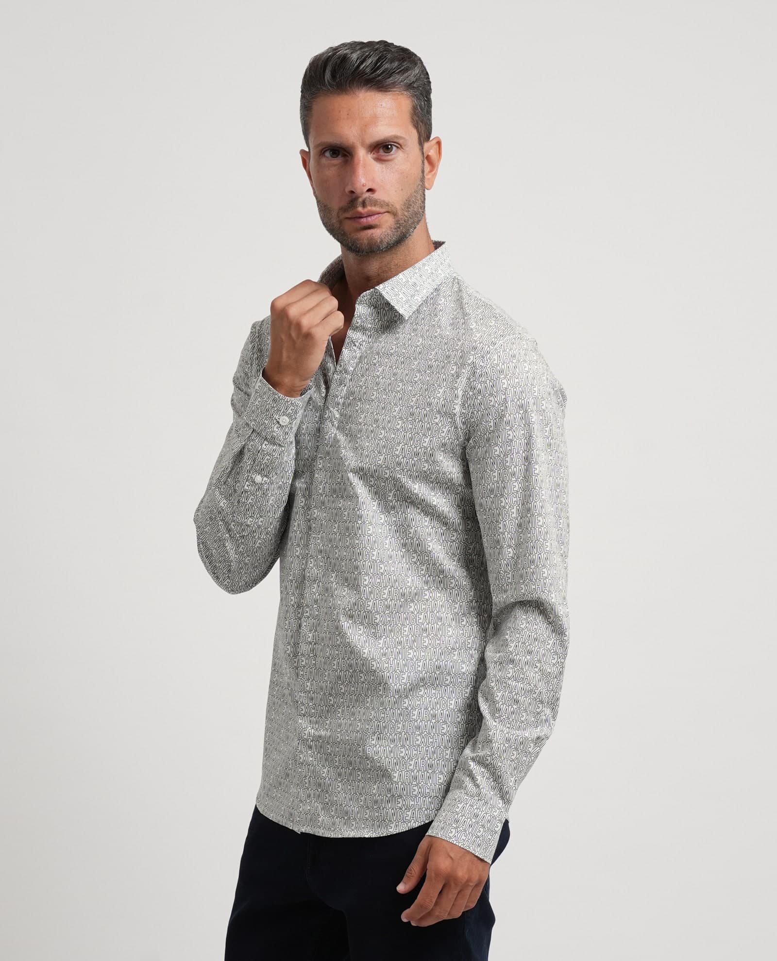 ARMANI EXCHANGE  Camicie Grigio - 3