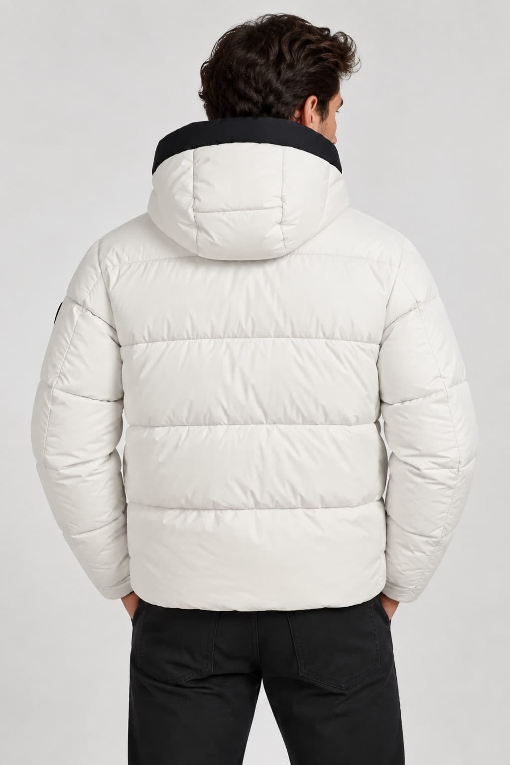 Short puffer microfibra - 2