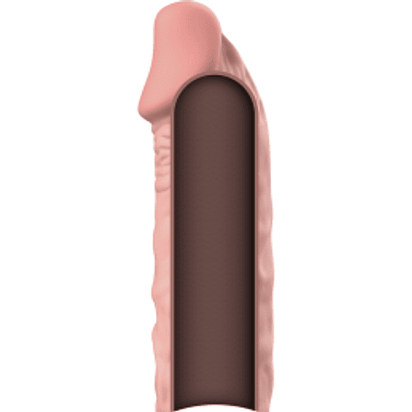 Guaina pene estensore VIRILXL V5 in silicone medicale 11 cm extra comfort - 5