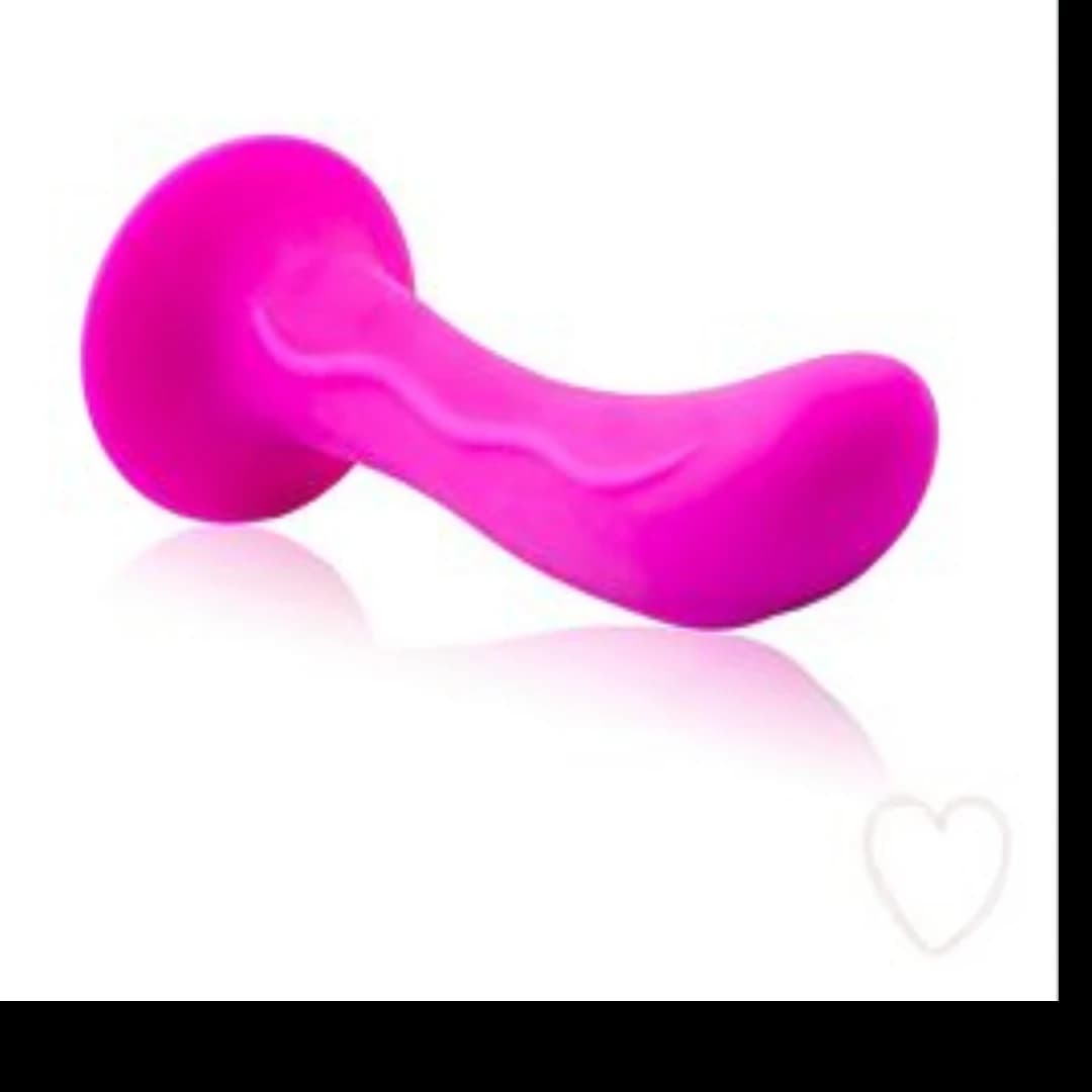 Plug anale silicone curvo 13,5 cm sex toy unisex ventosa forte waterproof - 3