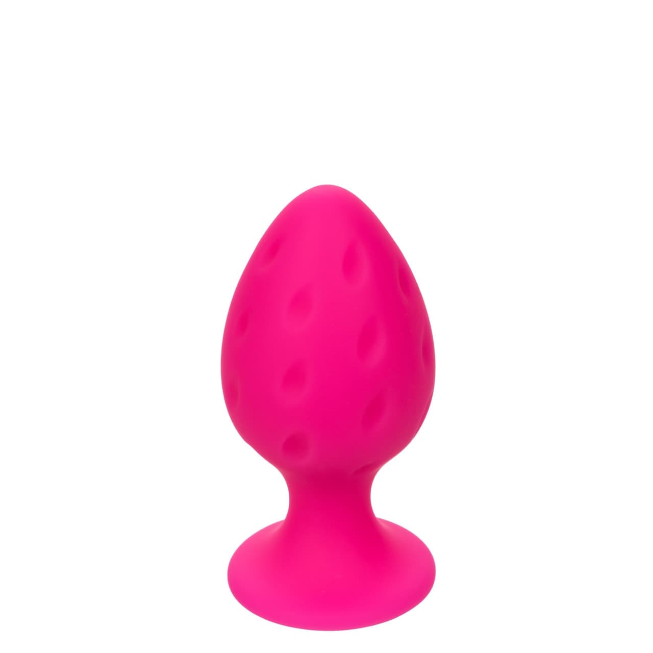 Plug anale set 2 pezzi silicone S L texture base ventosa - 11