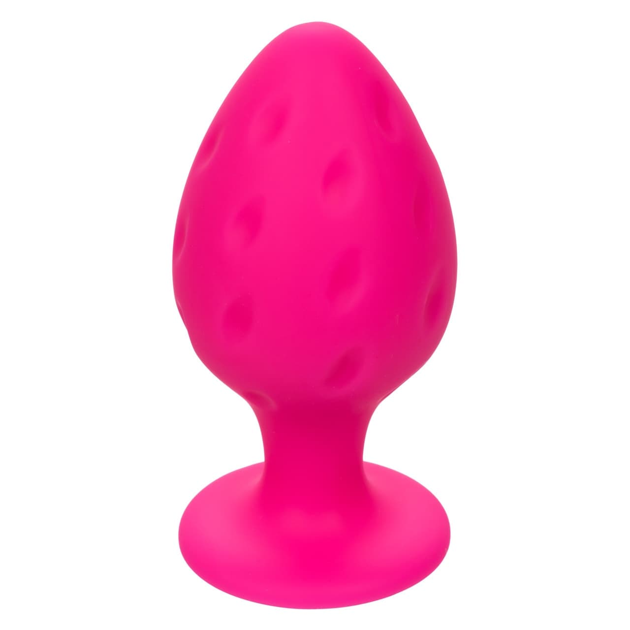 Plug anale set 2 pezzi silicone S L texture base ventosa - 10