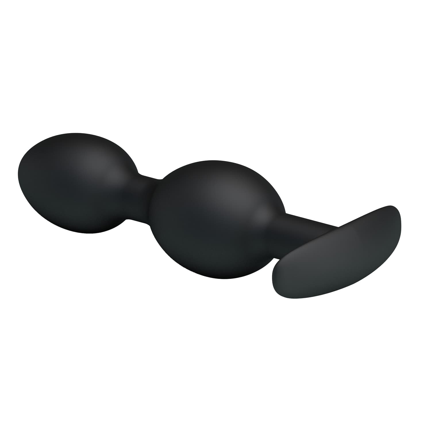 Pretty Love Heavy Balls Plug Anale 12,5 cm Silicone Doppia Sfera Nero - 4