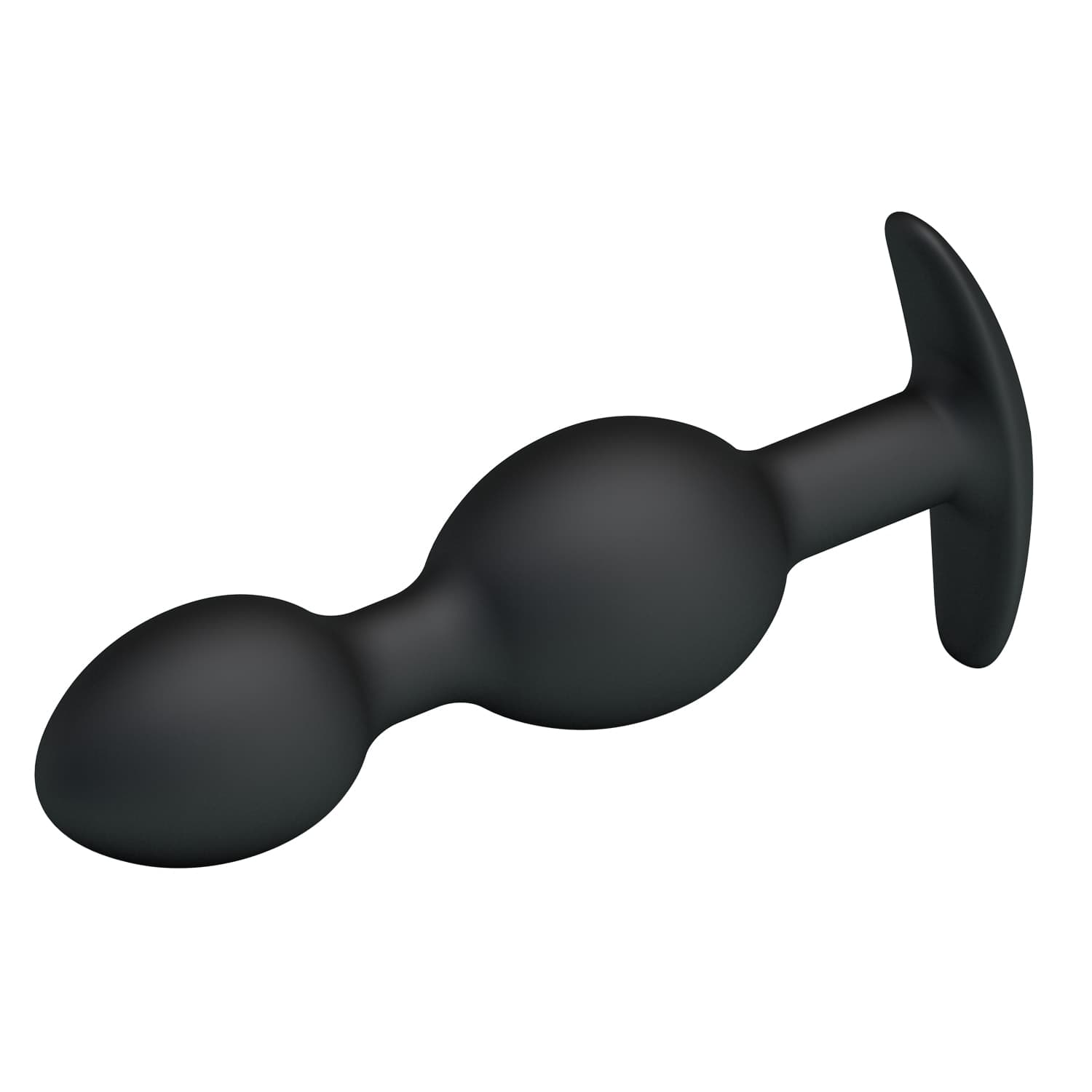 Pretty Love Heavy Balls Plug Anale 12,5 cm Silicone Doppia Sfera Nero - 5