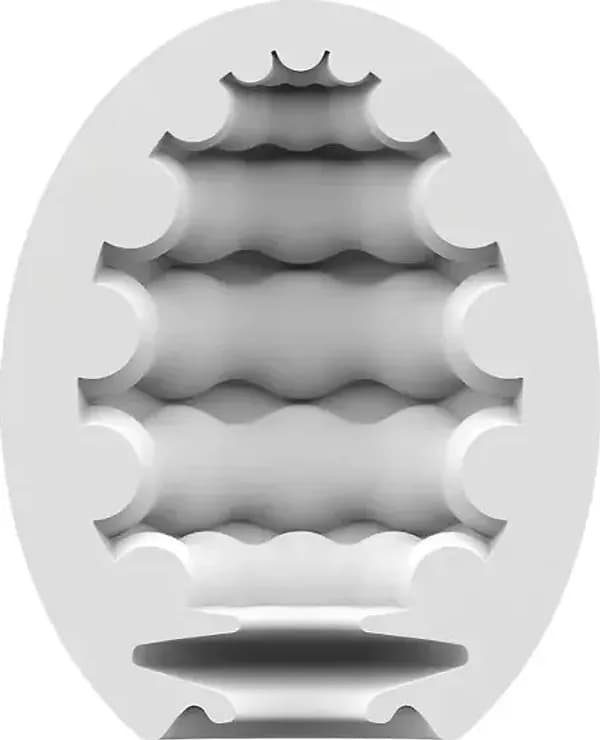 Satisfyer Masturbator Eggs Riffle Set 3 Uova TPE Hydro Active Uomo Verde - 2