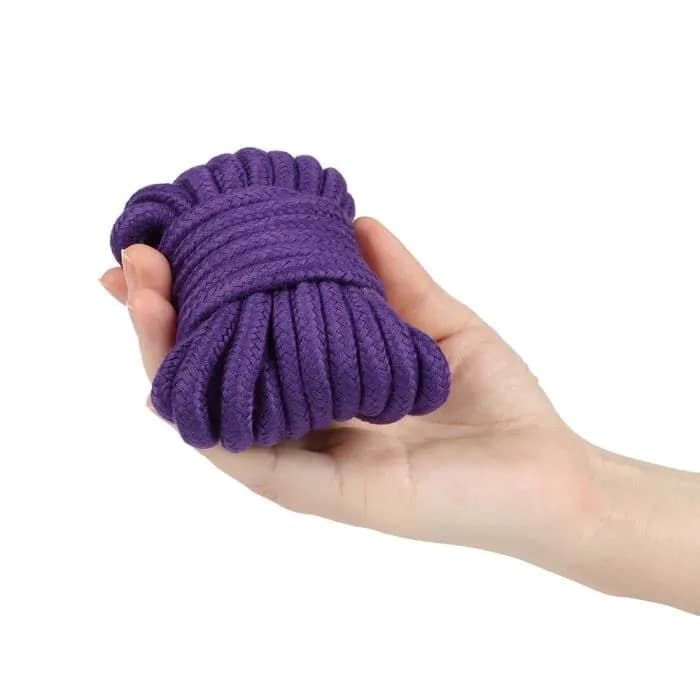 Passion Labs Mystery Corda Bondage Viola 5 m Cotone Shibari BDSM Fetish Rope - 3