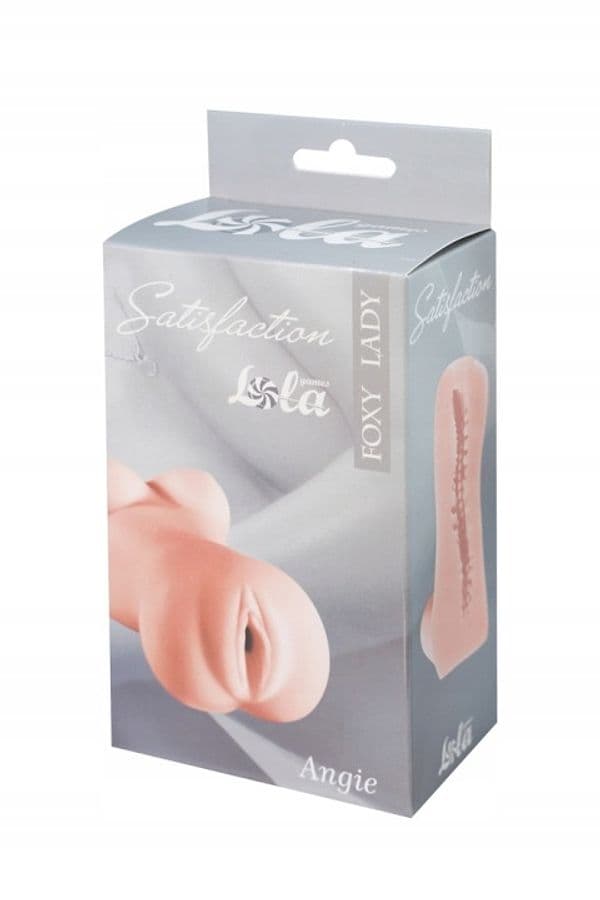 Masturbatore uomo Lola Games Satisfaction Foxy Lady Angie TPE morbido 11,5 cm - 2