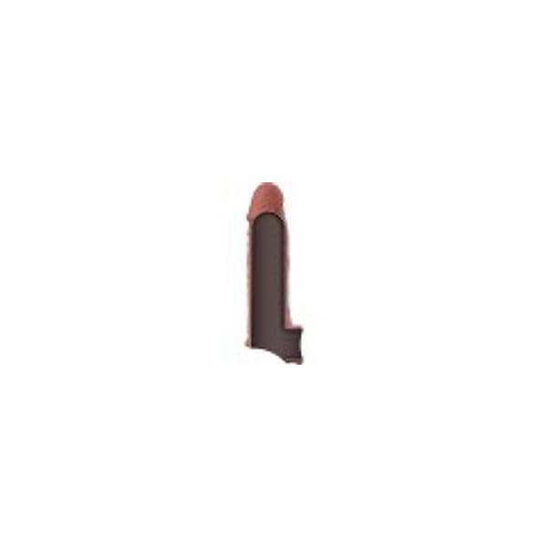 Guaina estensore pene VirilXL V9 silicone liquido 15,5 cm anello comfort sex toy - 2