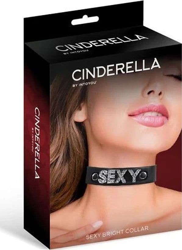 Collare BDSM Nero Scritta Sexy Fetish Pelle Vegana Nickel Free Regolabile Unisex - 4