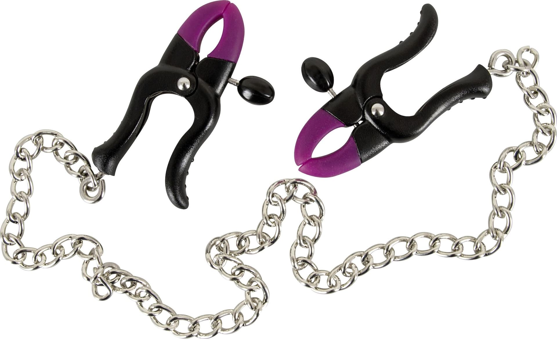 Bad Kitty Silicone Nipple Clamps Pinze Capezzoli Regolabili con Catena 37 cm - 5