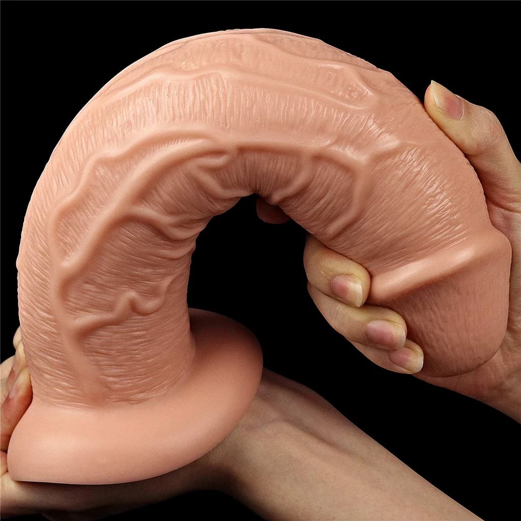 LoveToy Legendary King-Sized Dildo Realistico XXL 11 Pollici 28 cm - 8
