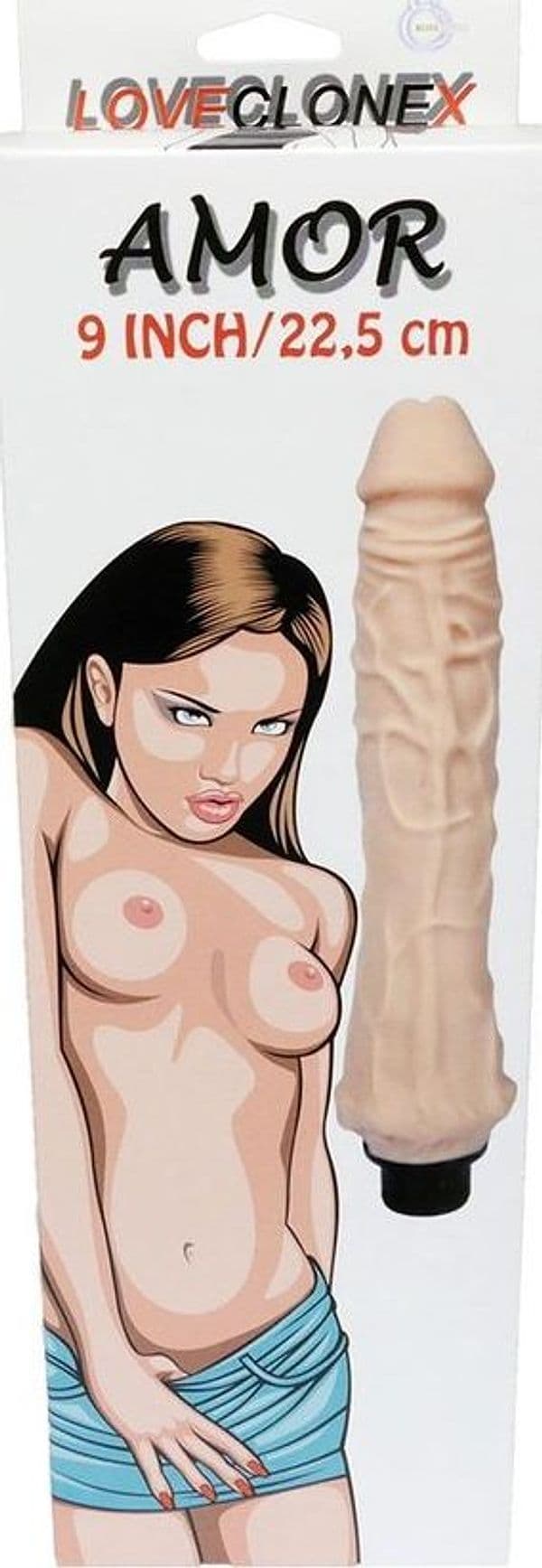 AMOR LoveCloneX Dildo Vibrante Realistico 9 Pollici 22,5 cm - 4
