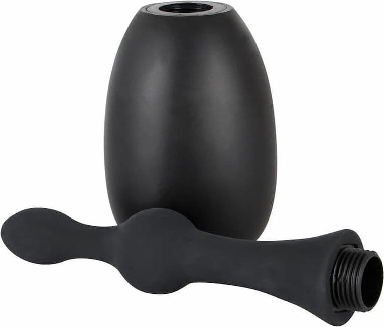Black Velvets Douche Small Doccia Intima Silicone 200 ml Nero 23,5 cm - 2