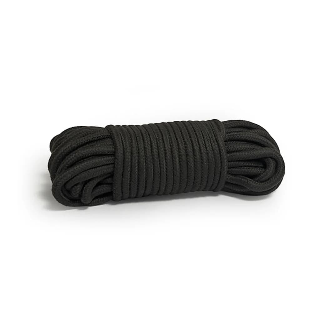LATETOBED Corda Bondage BDSM Cotone Nero 5 Metri Shibari Fetish Restraint Rope - 2
