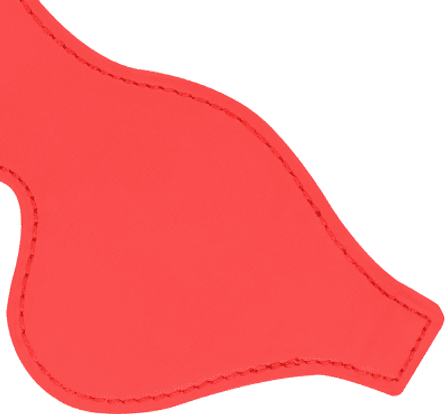 Darkness Red Eye Mask Maschera Occhi Rossa Regolabile PVC BDSM bondage - 3