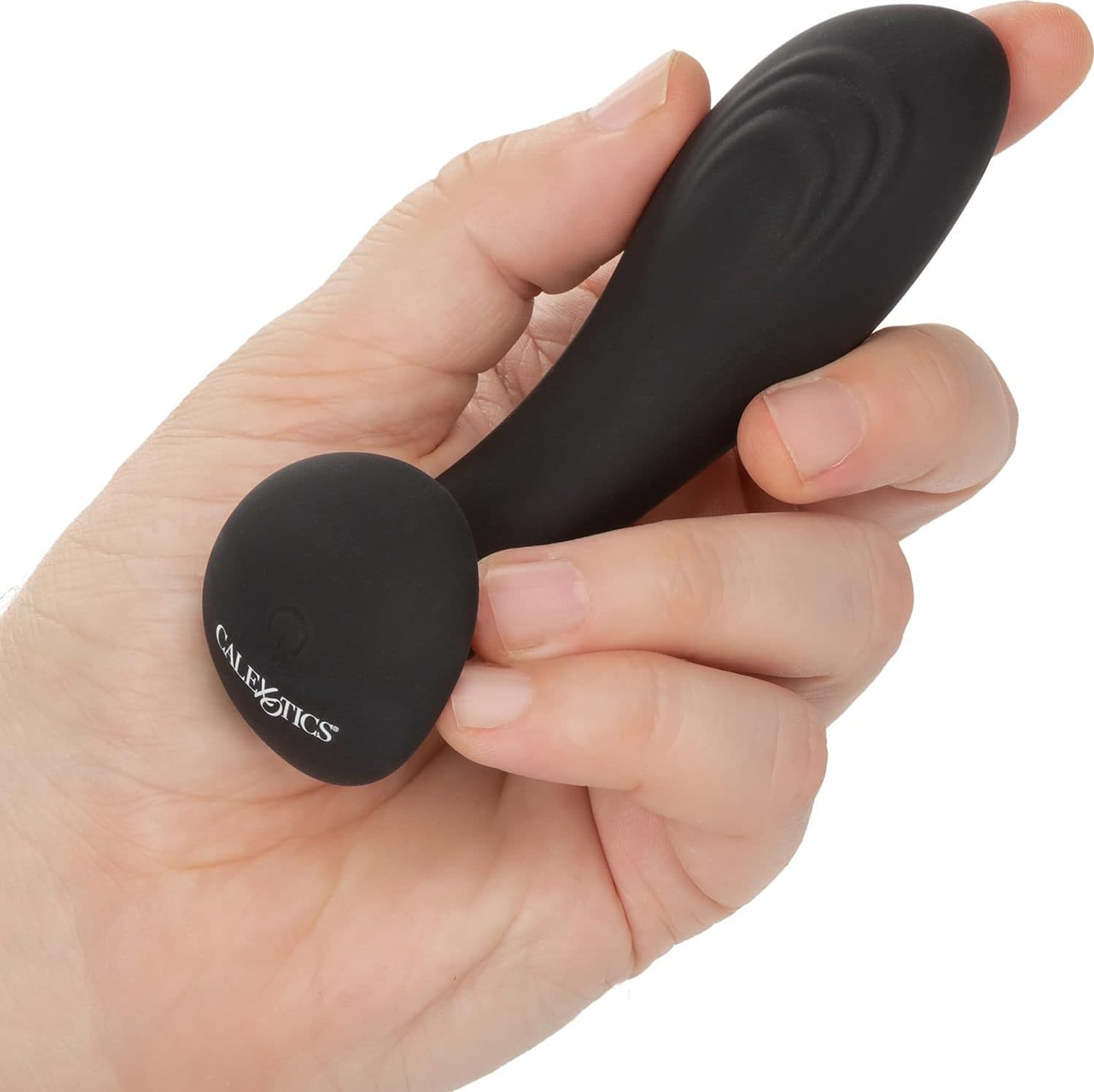 Plug anale Eclipse curvo stimolante della prostata12 funzioni silicone nero - 5