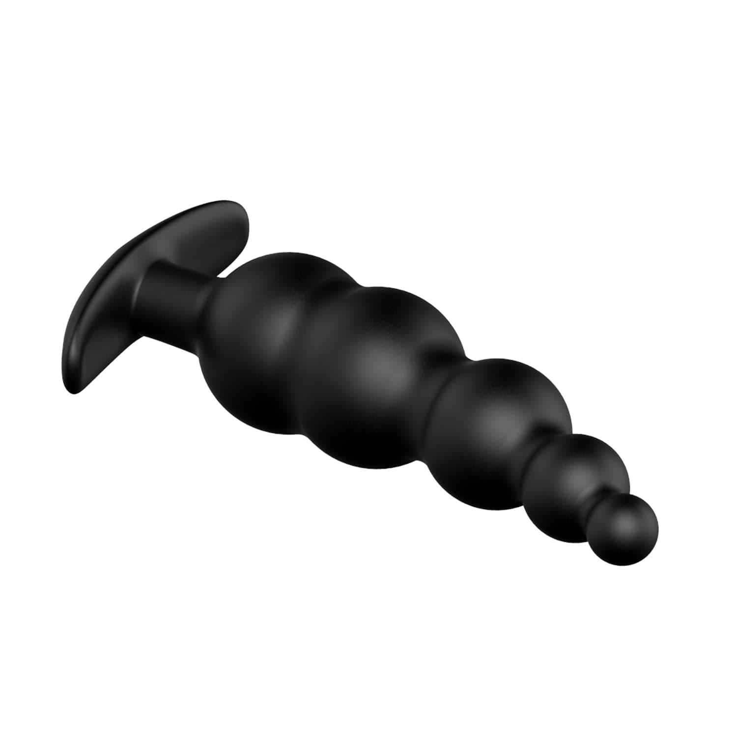 Plug anale progressivo morbido flessibile 11,8 cm nero Pretty love silicone - 3