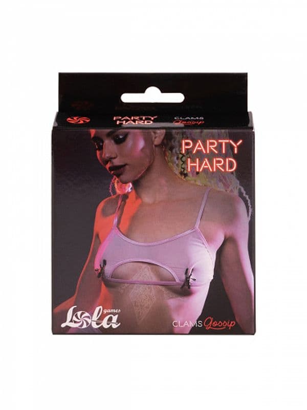 Lola Games Party Hard Gossip Pinze Capezzoli Regolabili BDSM Bondage Sex Toy - 2
