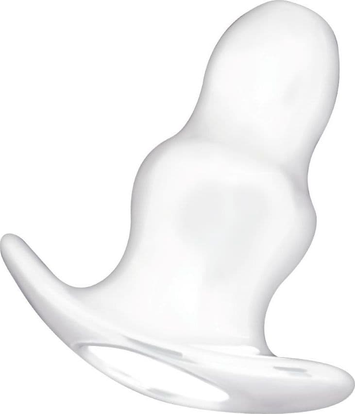 Addicted Toys Hollow Anal Plug Trasparente 13,5cm TPE Tunnel Sex Toy Anale - 2