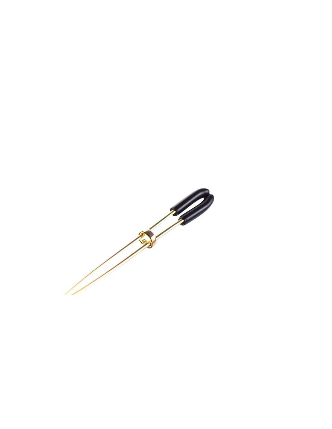 Pinze per Capezzoli Dorate eleganti Perle Vetro Regolabili BDSM Bondage fetish - 2