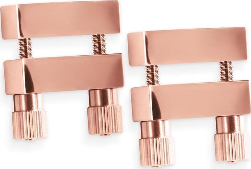 Morsetti Bound V1 Pinzette Capezzoli Rose Gold Regolabili BDSM NS Novelties - 2