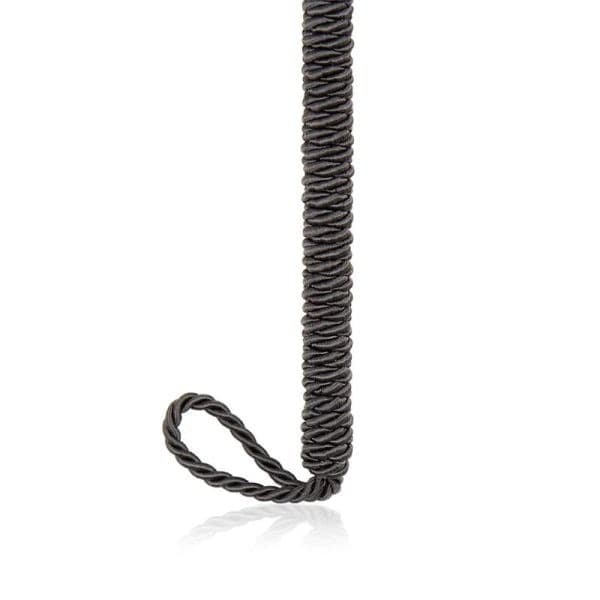 Frustino sexy con nero Piume Piume Nere 25cm Fiocco BDSM Bondage - 3
