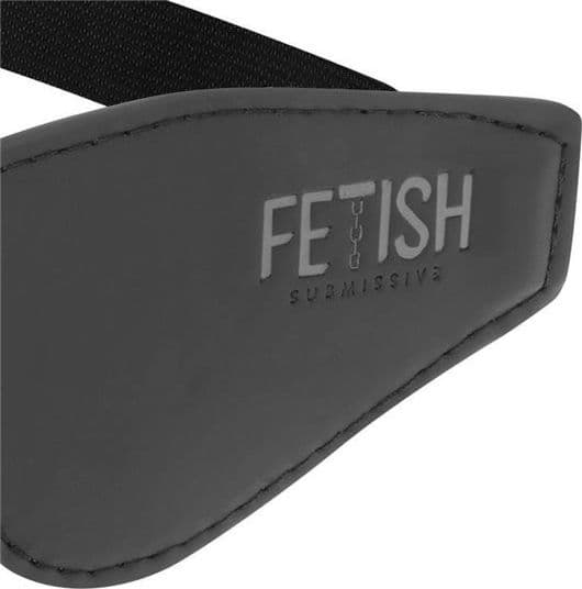 Fetish Submissive Maschera Occhi Vegan Leather Neoprene BDSM Bondage Sex Toy - 4