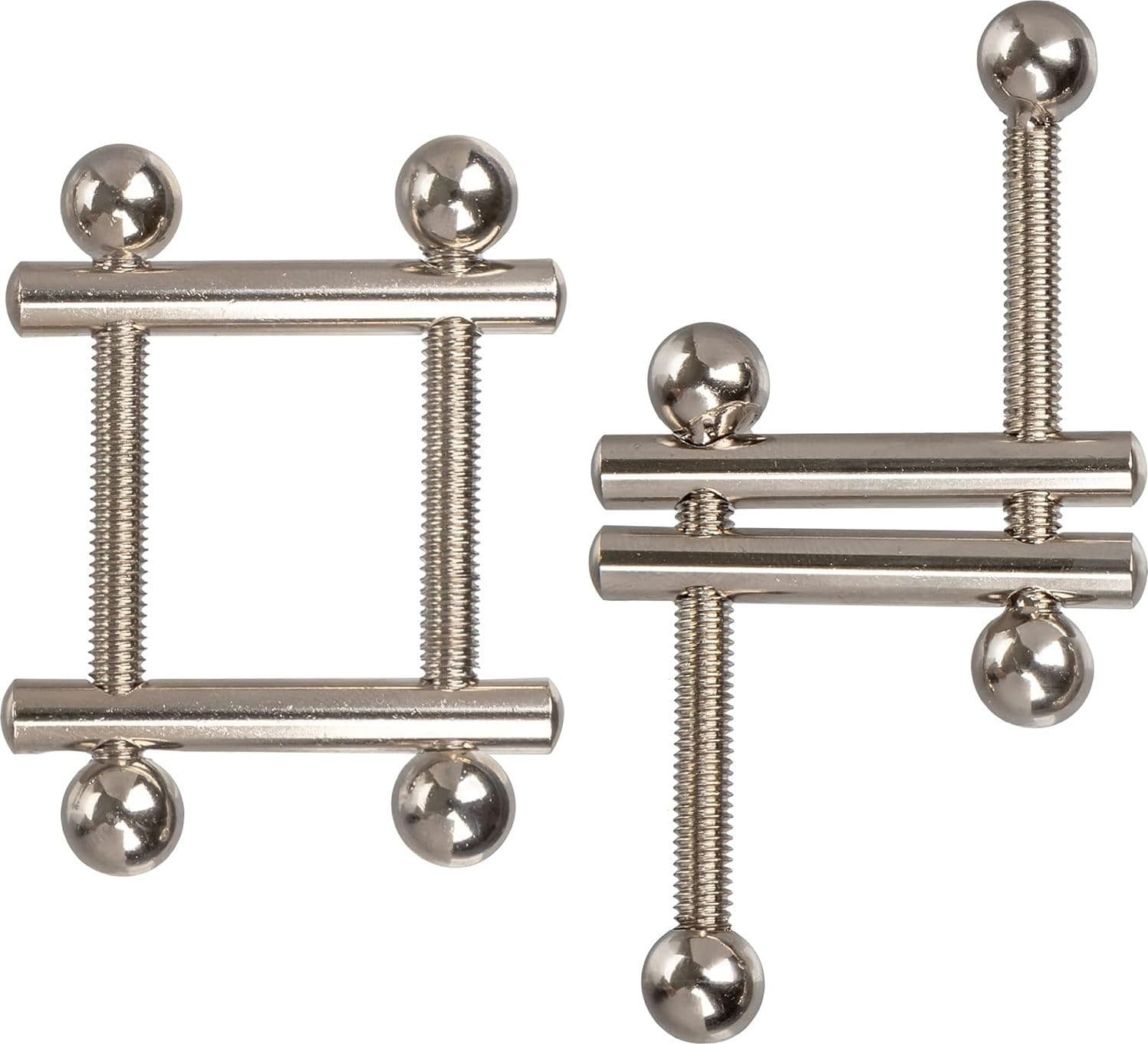 Pinzette morsetti Capezzoli Regolabili BDSM Bondage CalExotics Nipple Grips Cros - 3