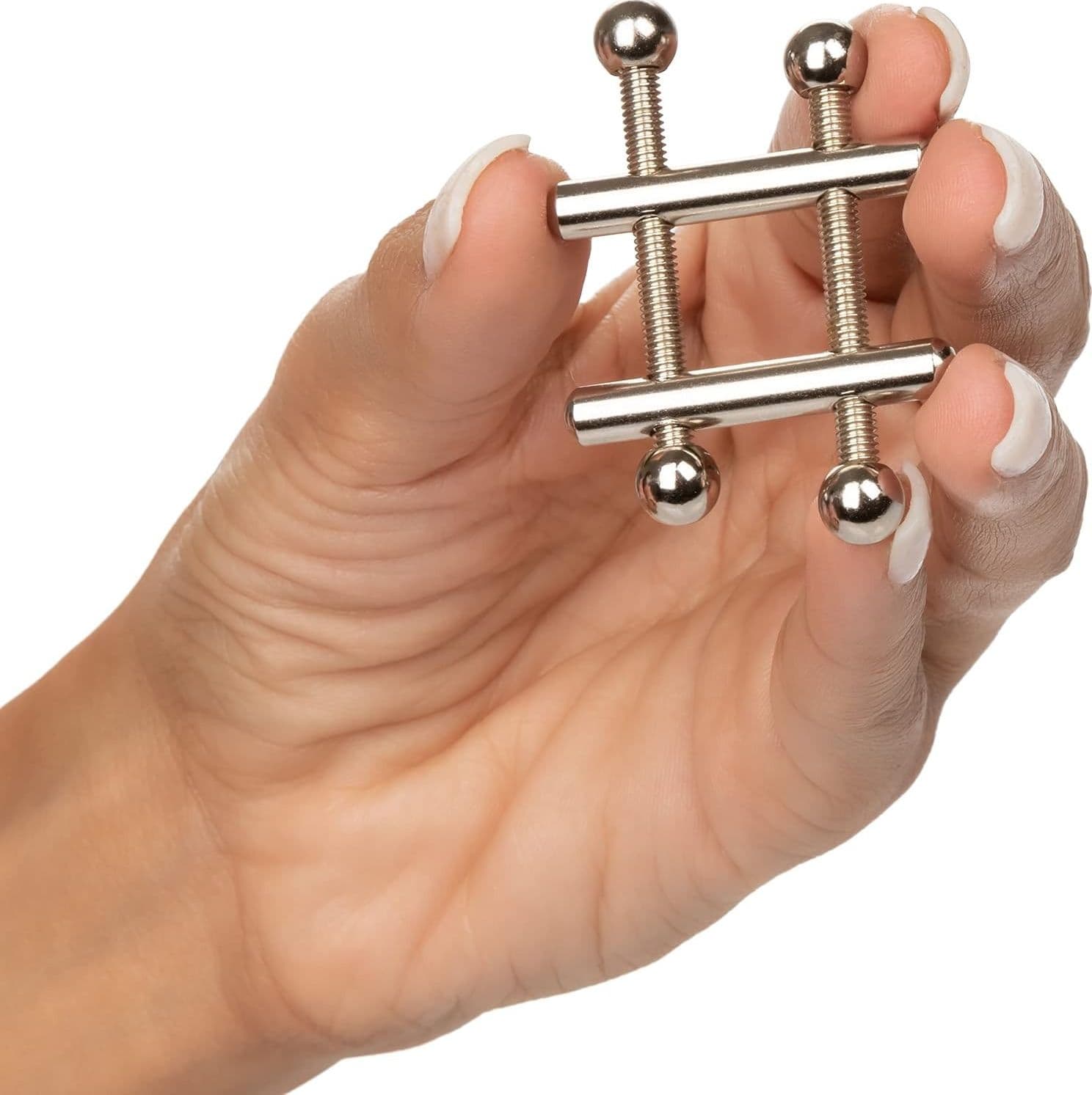 Pinzette morsetti Capezzoli Regolabili BDSM Bondage CalExotics Nipple Grips Cros - 4