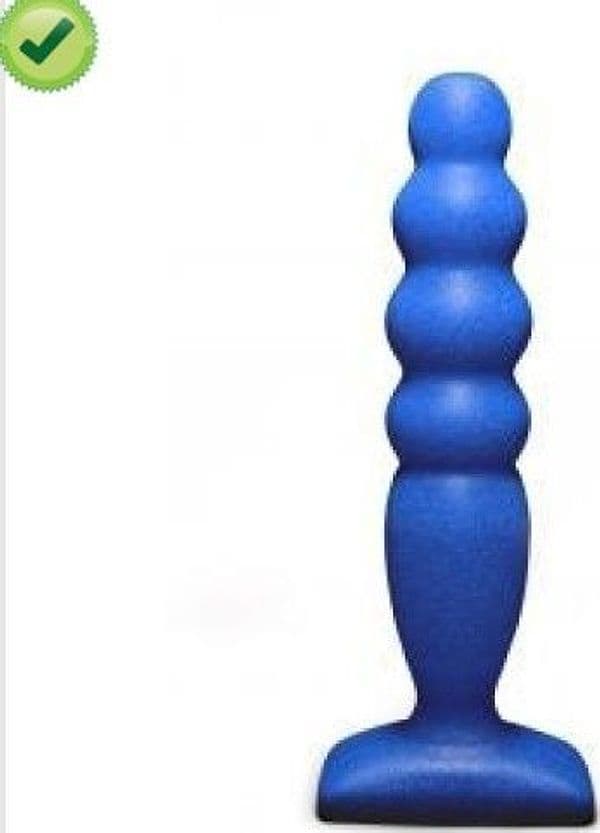 Lola Toys Large Bubble Plug Blu 14,5 cm Plug Anale Graduato TPE/TPR - 2