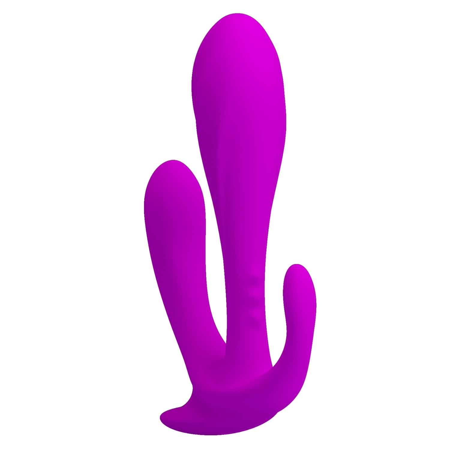 Pretty Love Edgar Dildo Silicone Tripla Stimolazione Rosa Waterproof Sex Toy - 4