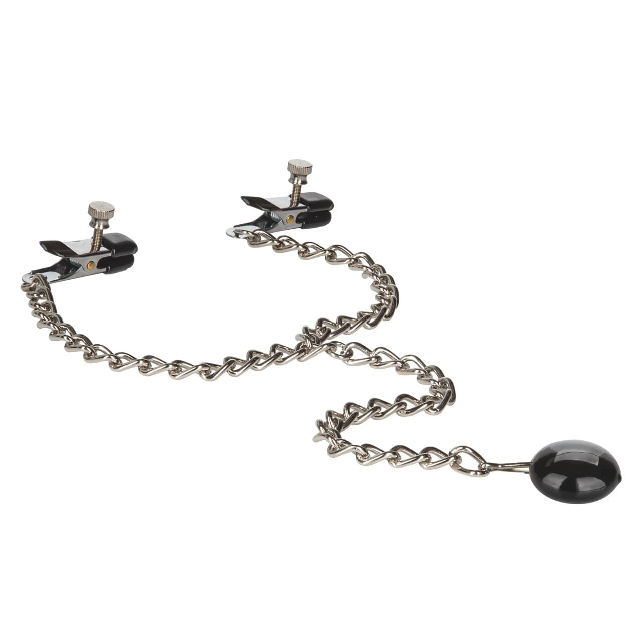 CalExotics Weighted Disc Pinze Capezzoli Regolabili 80g Catena BDSM - 3