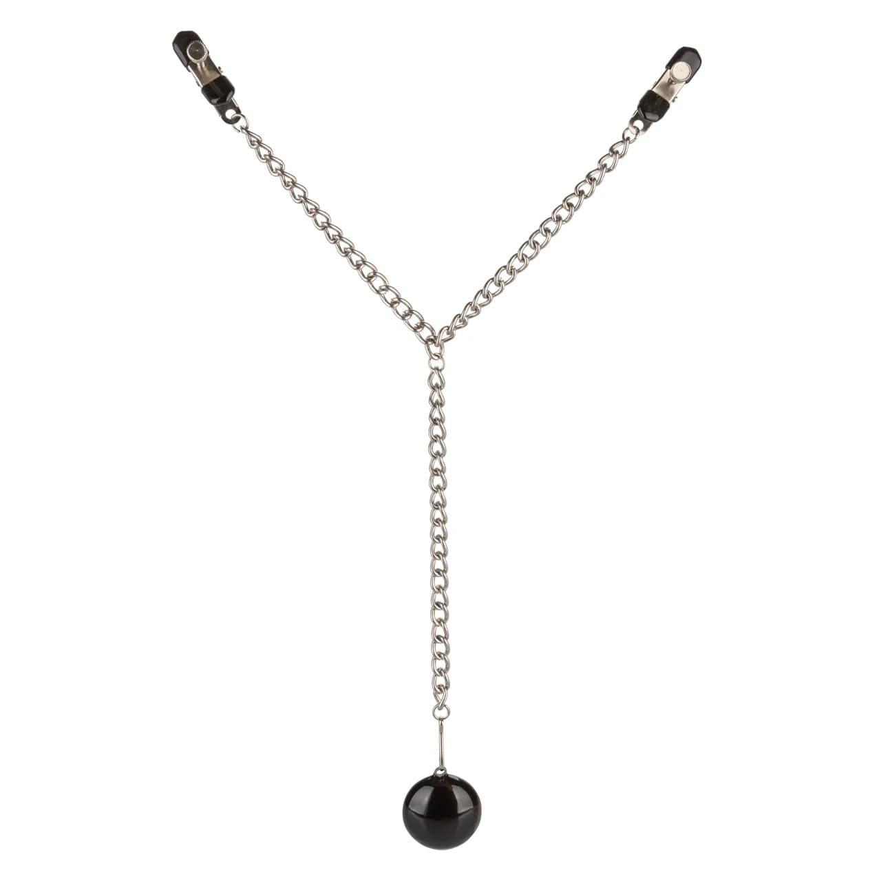 CalExotics Weighted Disc Pinze Capezzoli Regolabili 80g Catena BDSM - 7