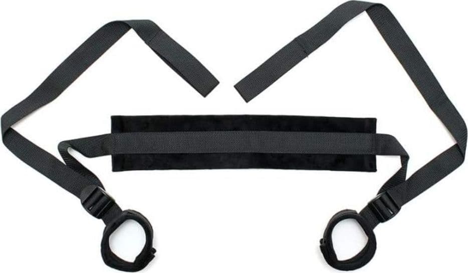 RIMBA Soft Enhancer Set Footcuffs Nero Cinghie Regolabili Bondage 7032 - 2