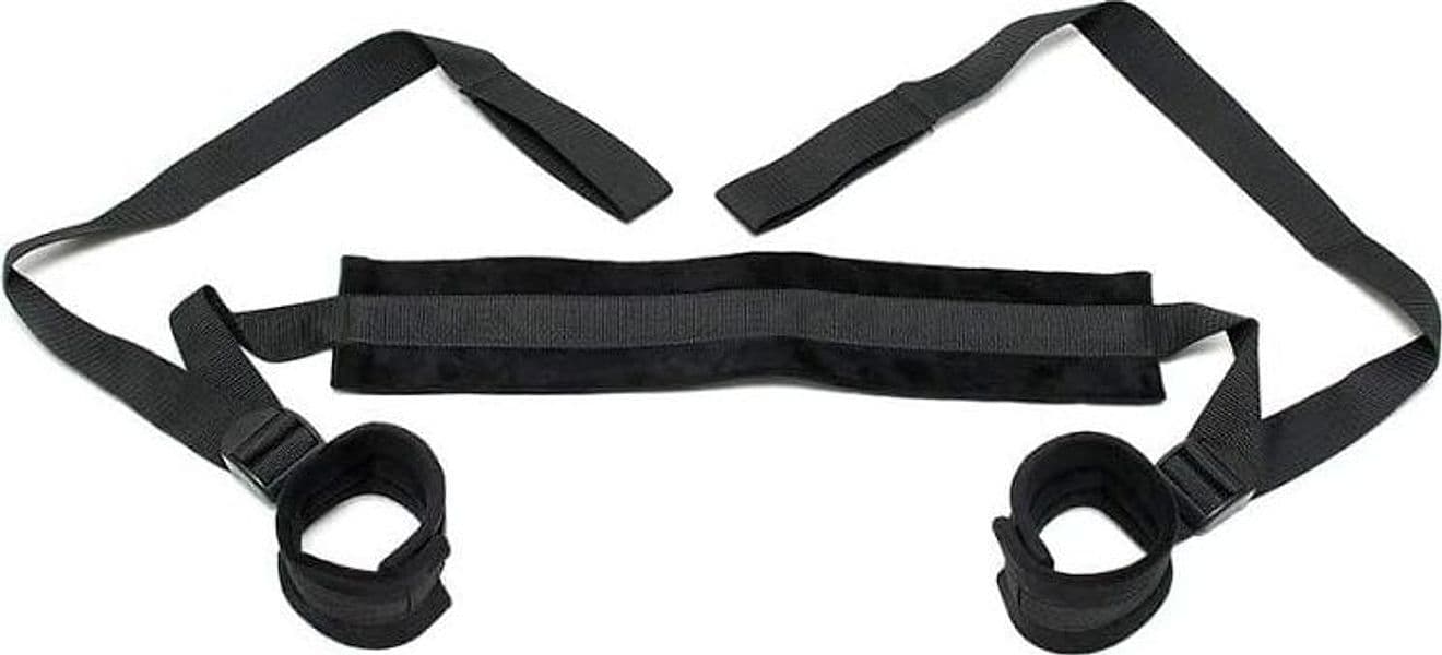 RIMBA Soft Enhancer Set Footcuffs Nero Cinghie Regolabili Bondage 7032 - 3