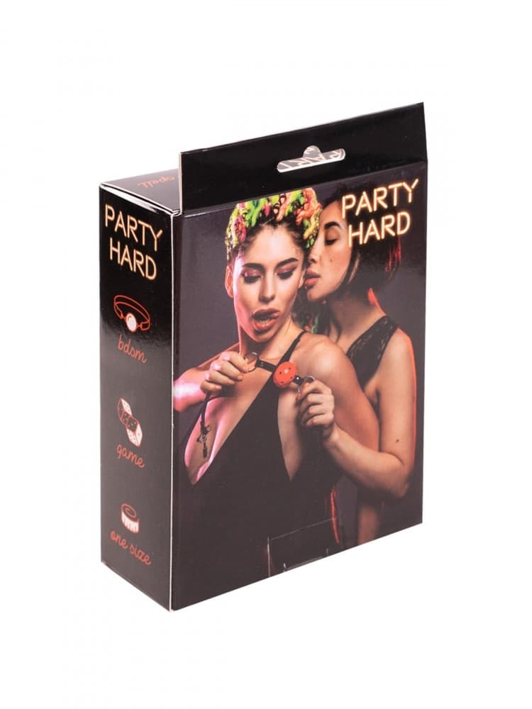 Lola Games Party Hard Love Spell Ball Gag Nero Lucchetto BDSM 1144-01 - 2