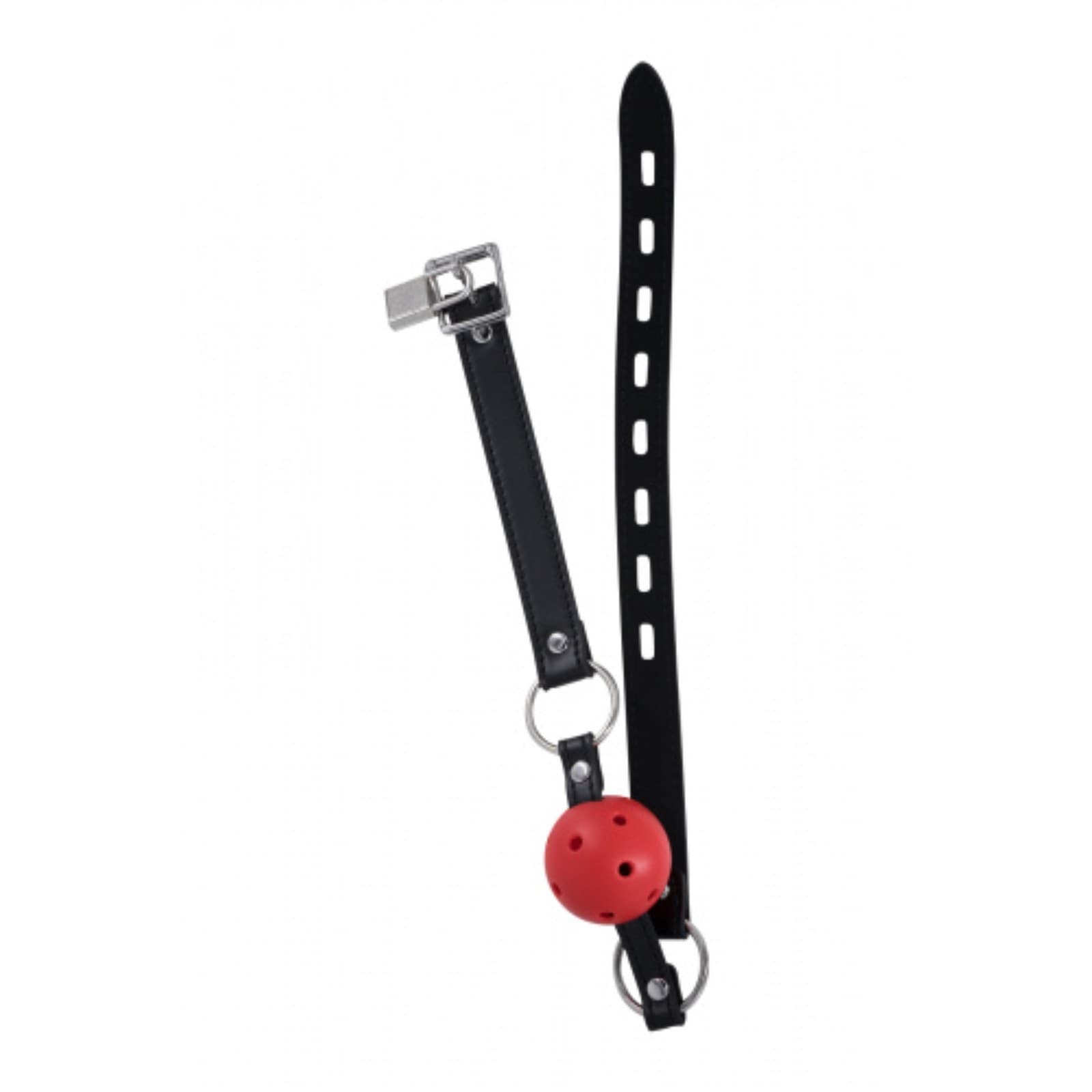 Lola Games Party Hard Love Spell Ball Gag Nero Lucchetto BDSM 1144-01 - 6