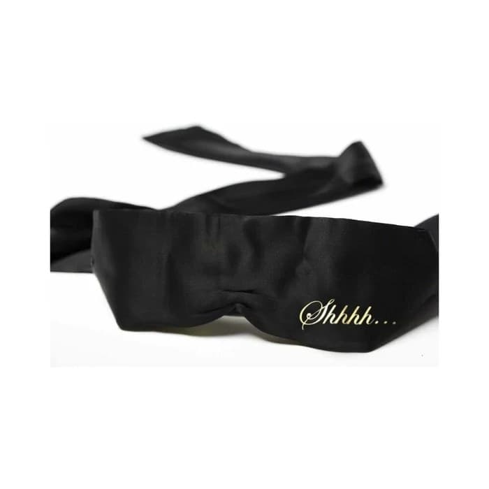 Bijoux Indiscrets Shhh Blindfold Benda Satin Nero 198 cm BDSM bondage - 3