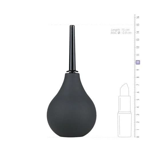 EasyToys Anal Douche Media Nera Doccia Intima 125 ml ABS ET072BLK - 5