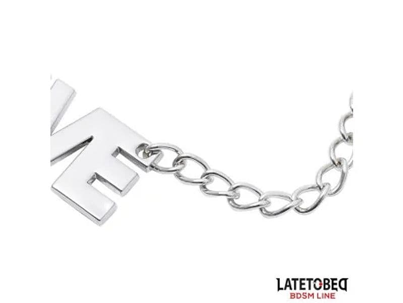 LATETOBED Pinze Capezzoli Regolabili Catena SLAVE BDSM Nipple Clamps Fetish - 4