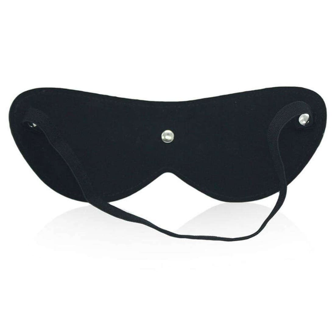 OHMAMA Mascherina Occhi Nera BDSM Benda Fetish Blindfold Opaca Unisex - 3