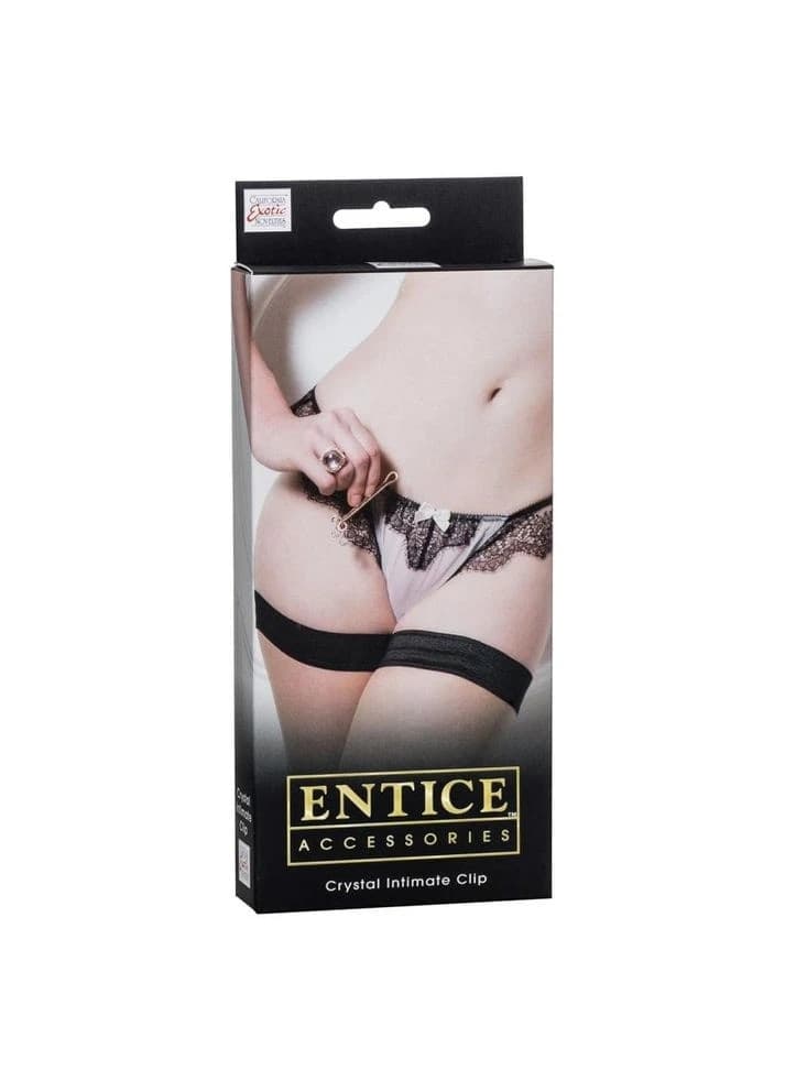 CalExotics Entice Crystal Intimate Clip Gioiello Intimo Non Piercing Cristalli - 2