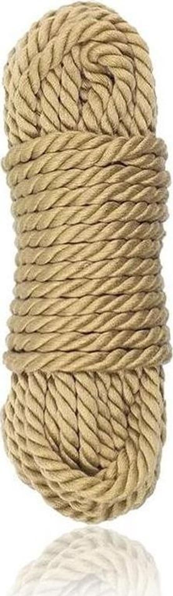 Fetish Addict Corda Bondage 5 Metri Canapa Sintetica Beige Shibari BDSM - 4