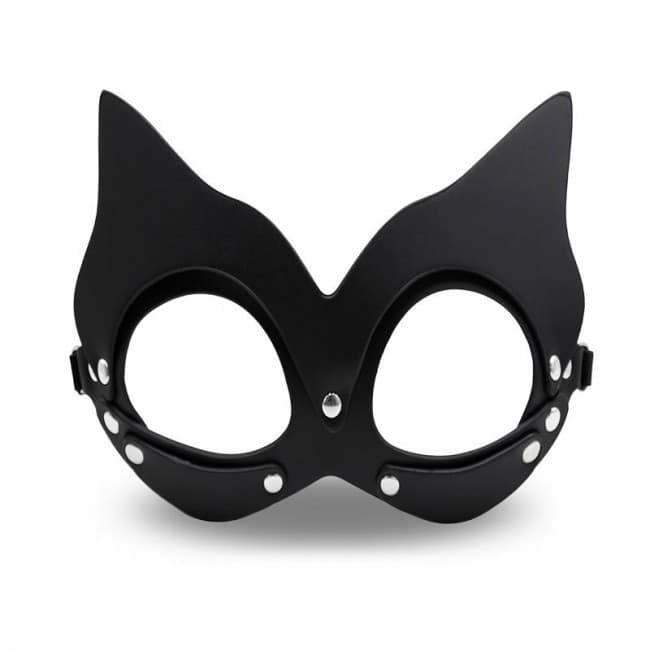 InToYou Kaissy Cat Mask Nera Regolabile BDSM Maschera Gatto Fetish IB-310 - 7