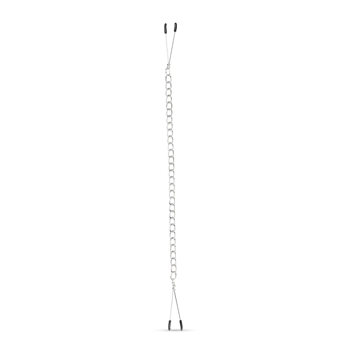 EasyToys Pinze Capezzoli Regolabili Catena 32 cm BDSM Nipple Clamps Fetish - 5