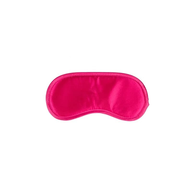 EasyToys Satin Blindfold Mascherina Occhi Rosa Benda BDSM Fetish Elastico Unisex - 2
