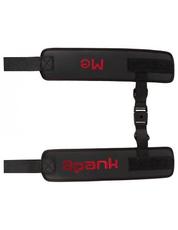 Manette BDSM Polsi Imbottite Nere Regolabili Fetish Bondage Chiusura Velcro - 6