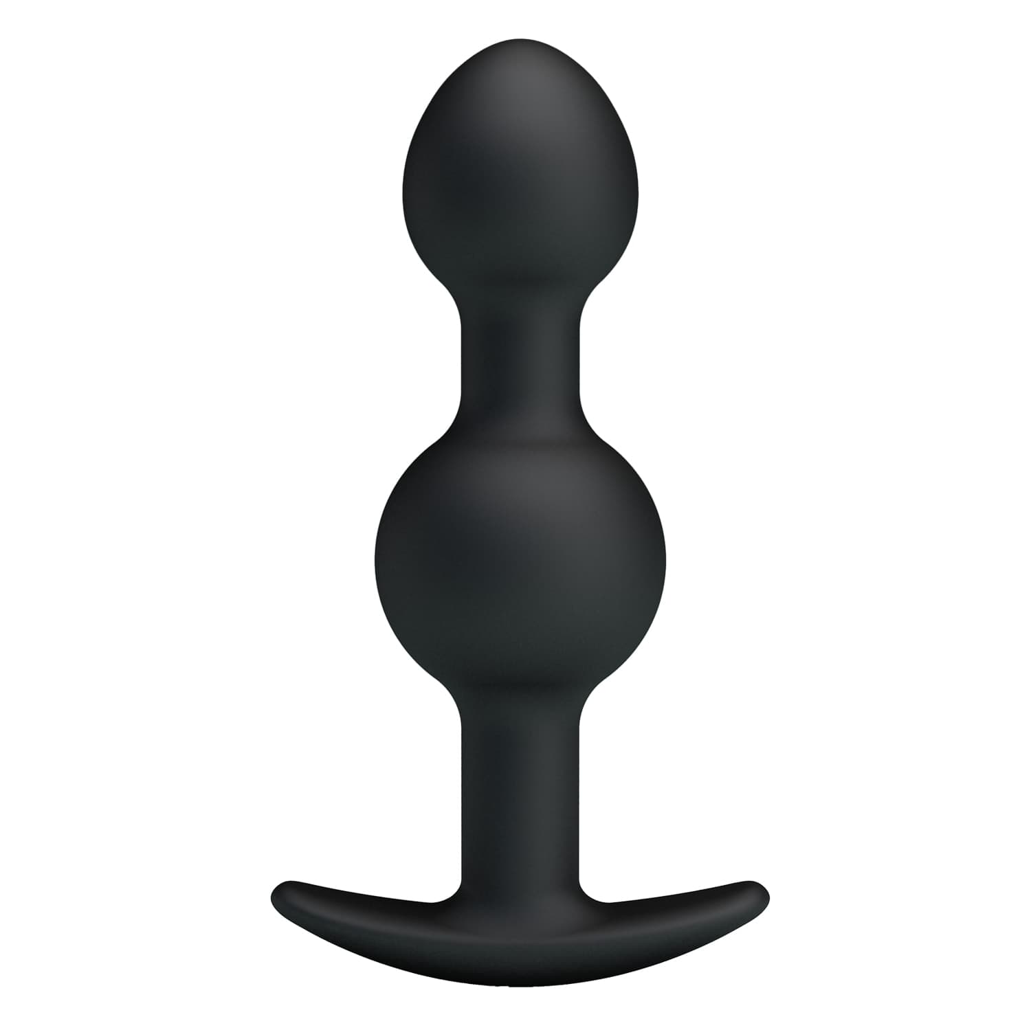 Plug anale Pretty Love Silicone Anal Balls 10,4 cm sfere pesate nero unisex - 2
