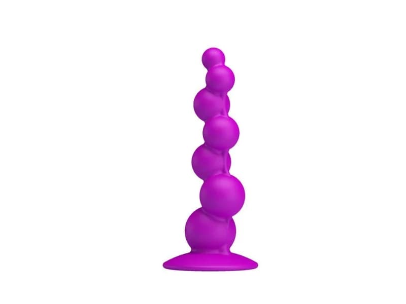Plug anale Pretty Love Sturdy Dongwith silicone 15 cm ventosa forte viola unisex - 3